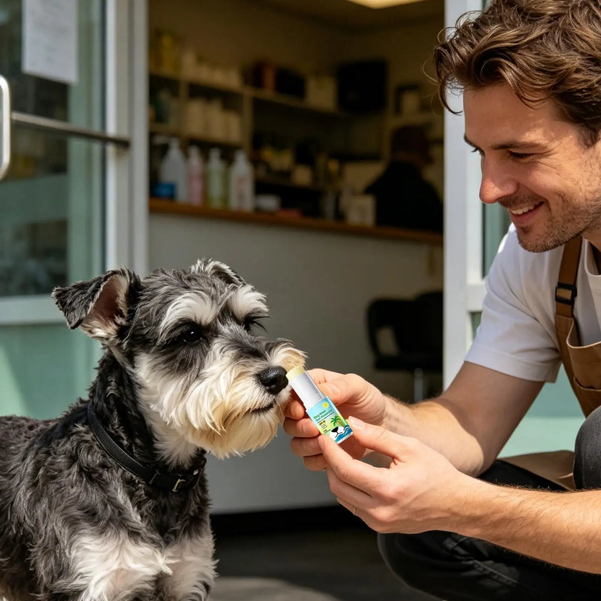 SPF 25 Dog Sunscreen Balm Safe Gentle Non Greasy Universal Summer Sun Protection for Dogs Pet Parents Family Friends Outdoo