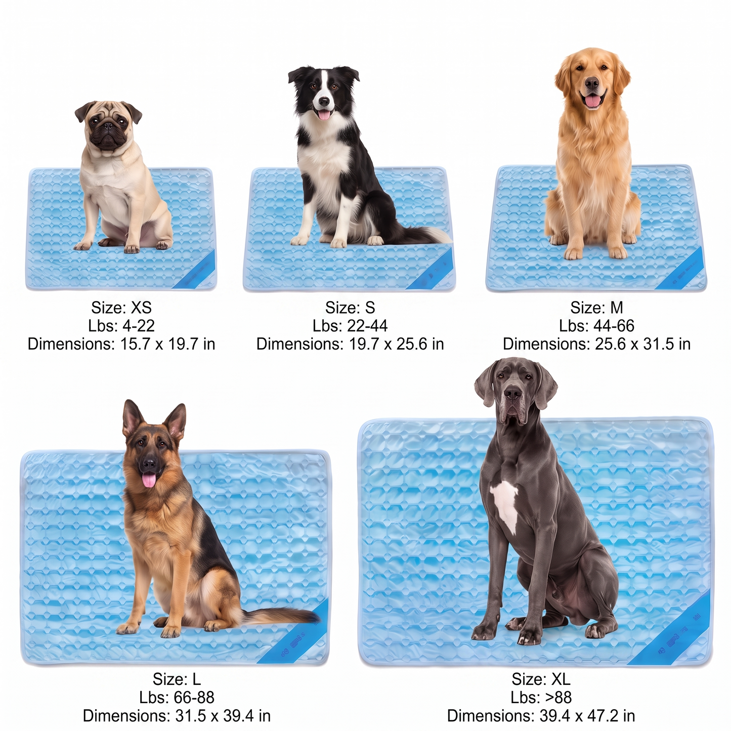 PawFrost™ - Self-Cooling Dog Mat 2.0